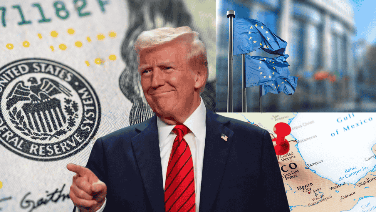 President Trump signs tariff order imposing 30% duties on imports from EU and Mexico, July 2025