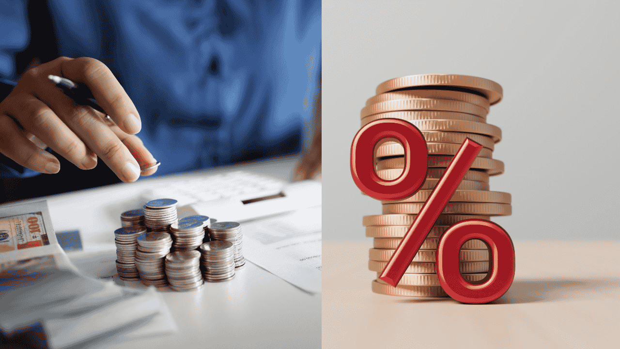 A household man looking thoughtfully at their savings and planning how to manage their savings after a Fed rate cut.